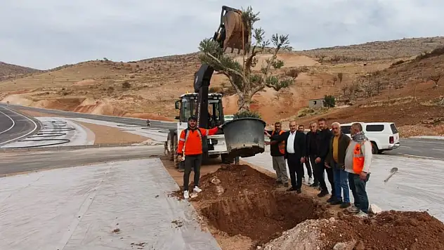 Siirt'in Eruh İlçesinin Girişine Peyzaj Çalışması Yapılıyor