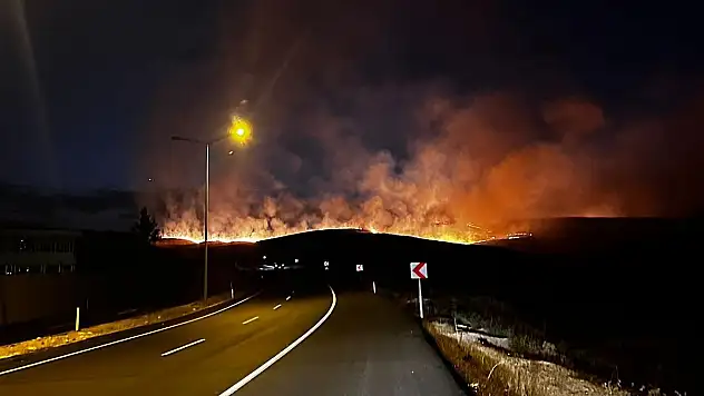 Siirt Kezer Yerleşkesinde Yangın