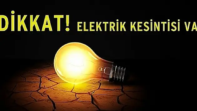 Siirt, Kurtalan, Baykan, Eruh, Pervari, Tillo ve Şirvan'da Elektrik Kesintileri Uygulanacak