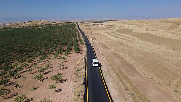 Siirt Kurtalan'da 20 Kilometrelik Yol 21 Bin 511 Ton Asfaltla Yenilendi