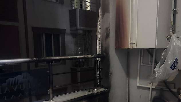Siirt Kurtalan'da Apartman Dairesinde Çıkan Yangın Söndürüldü