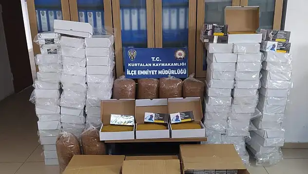 Siirt Kurtalan'da Kaçakçılık Operasyonu: 140 Kilo Tütün ve 30 Bin Makaron Ele Geçirildi