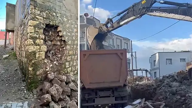 Siirt Kurtalan'da Tehlikeli Metruk Bina Yıkıldı: Mahalle Sakinleri Rahatladı