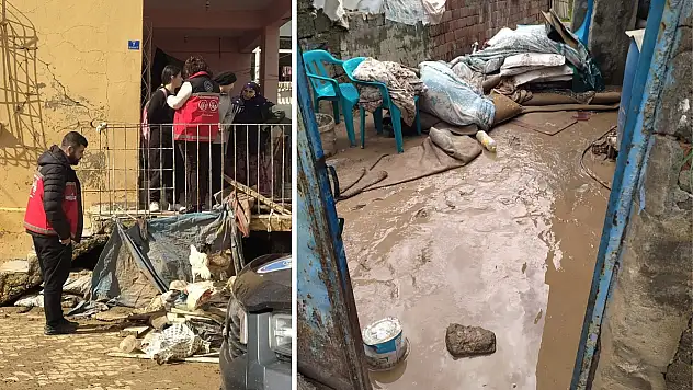 Siirt Kurtalan'da Yoğun Yağış Sonrası Afet Alanlarında Psikososyal Destek Ekipleri Sahada