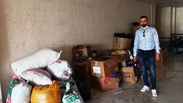 SİİRT MERHAMET TEŞKİLATI YARDIM ELİNİ AFRİN'E UZATTI