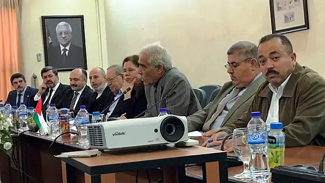 SİİRT MİLLETVEKİLİ YASİN AKTAY'IN DA ARALARINDA BULUNDUĞU  TÜRK MİLLETVEKİLLERİNDEN FİLİSTİN MECLİSİNE ZİYARET