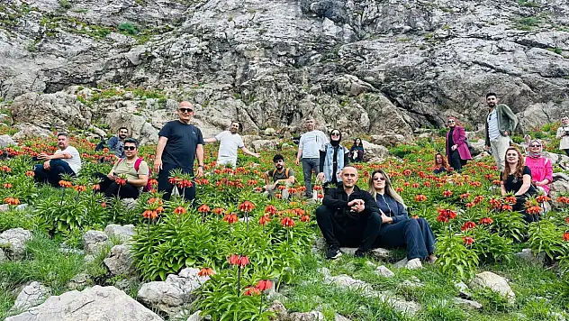 Siirt Öğretmen Akademileri Öğretmenleri Şirvan Bacavan Yaylası'nda 'Ters Lale'yi İnceledi