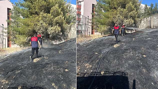 Siirt Ordu Evi'nde Yangını: Yangın Evlere Sıçramadan Kontrol Altına Alındı