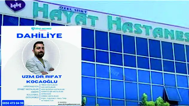 Siirt Hayat Hastanesi Kadrosunu Güçlendirmeye Devam Ediyor