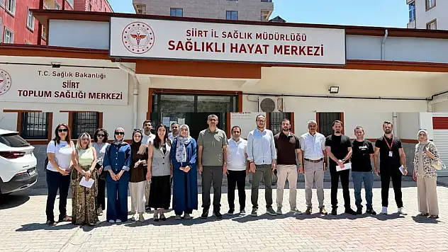 Siirt Sağlıklı Hayat Merkezi'nde Hizmetler Yerinde İncelendi