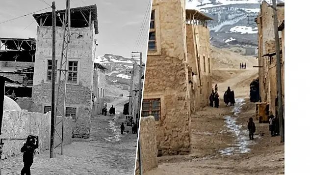 Siirt Şeyh Süleyman Mezarlığı'na Giden Tarihi Sokağın Yıllar Önceki Hali Ortaya Çıktı
