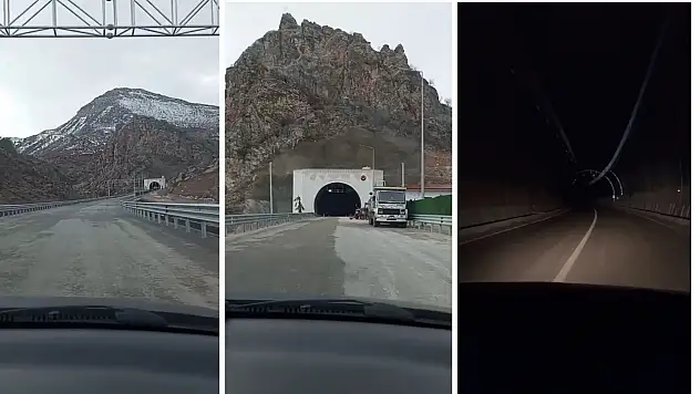 Siirt - Şırnak Tünelinin Son Hali Görüntülendi, Vatandaşlar Kullanmaya Başladı