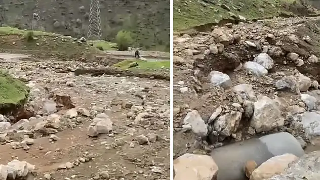 Siirt Şirvan'da Sel Yolu Vurdu: Demirkapı Yolu Ulaşıma Kapandı