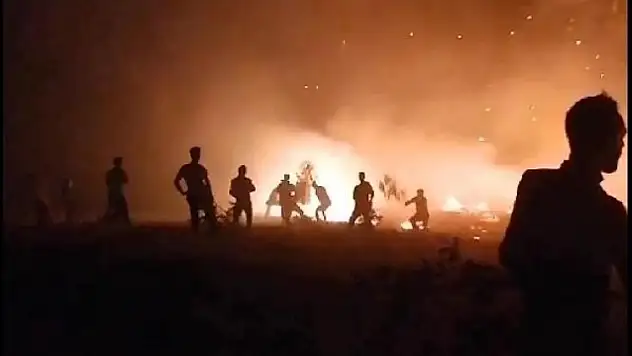 Siirt/Şirvan'a Bağlı Köyde Yangın!