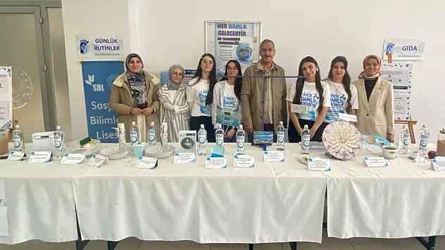 Siirt Sosyal Bilimler Lisesi'nden ''Su Ayak İzi'' Sergisi: Görünmeyen Suyu Görünür Kıldılar