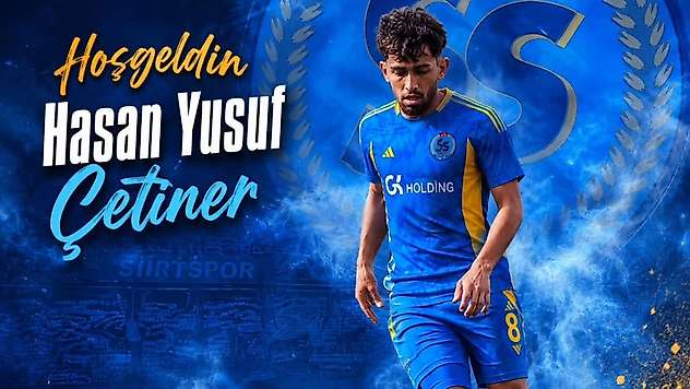 Siirt Spor FK'dan Yeni Transfer: Hasan Yusuf Çetiner Kadroda