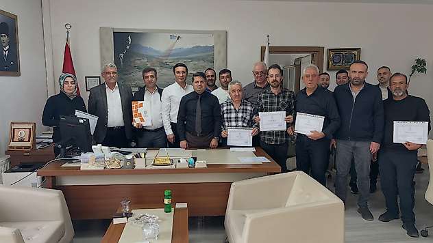 Siirt Tapu Müdürlüğü Personeline Teşekkür Belgesi