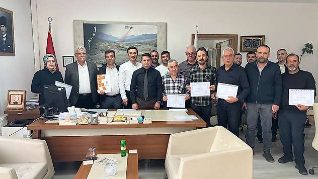 Siirt Tapu Müdürlüğü Personeline Teşekkür Belgesi