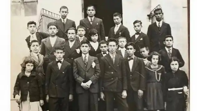 Siirt'te 1937 yılına ait 23 Nisan sonrası hatıra fotoğrafı ortaya çıktı!