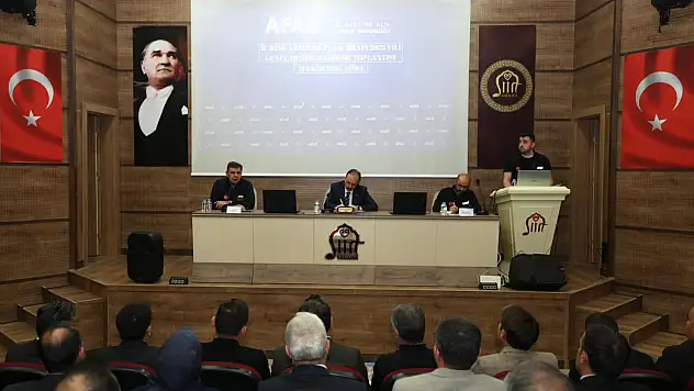 Siirt'te 2025 Afet Risk Azaltma Planı Toplantısı Gerçekleştirildi