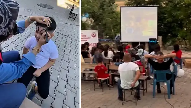 Siirt'te Açık Hava Köy Sineması Çocukları ve Aileleri Buluşturdu
