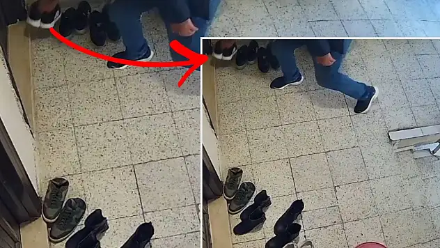 Siirt'te apartmana giren hırsızlar ayakkabı çaldı!