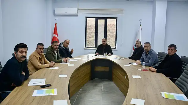 Siirt'te asfalt sezonu öncesi hazırlık toplantısı gerçekleştirildi