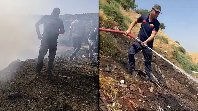 Siirt'te Aynı Bölgede İkinci Yangın! İtfaiye Soğutma Çalışması Yaptı