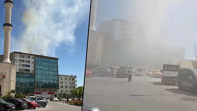 Siirt'te Baca Temizliği Sırasında Yangın Paniği