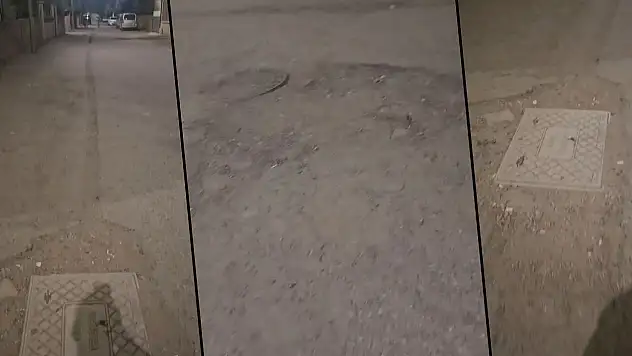 Siirt'te Barış Mahallesi Sakinlerinden Bozuk Yol Tepkisi