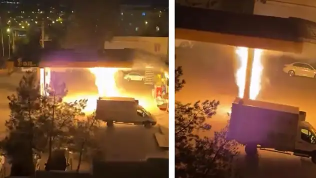 Siirt'te Benzin İstasyonunda Yangın: Çok Sayıda Ekip Sevk Edildi