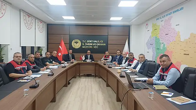 Siirt'te Bitkisel Üretim Toplantısı: Tahıl, Meyve Ve Sebze Verileri Analiz Edildi