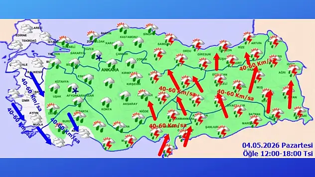 Siirt'te Bugün Hava Nasıl Olacak? Kuvvetli Yağış ve Rüzgar Uyarısı