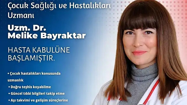 Siirt'te Çocuk Hastalıkları Uzmanı Melike Bayraktar'dan bahar alerjisi uyarısı: çocuklarda risk artıyor