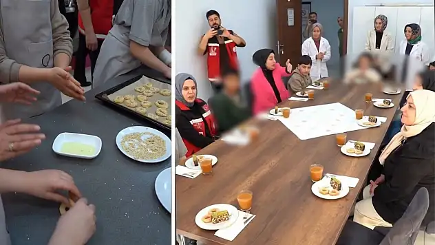 Siirt'te çocuklar geleneksel el sanatlarıyla buluştu! Kandil Simidi yaptı