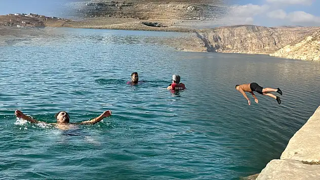 Siirt'te Doğaseverler Aralık Ayında Botan Vadisinde Suya Girdi