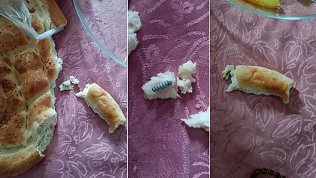 Siirt'te Ekmeğin İçinden Vida Çıktı!