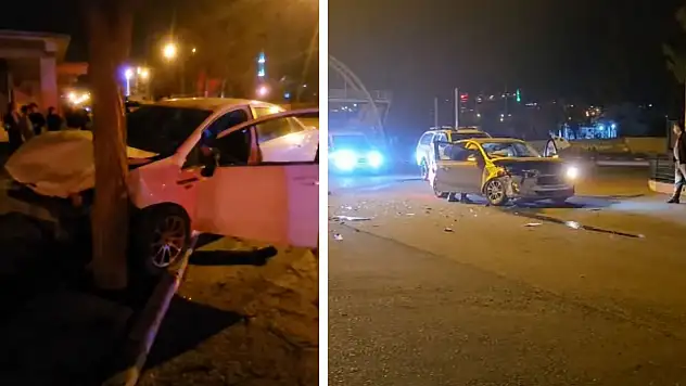 Siirt'te Emniyet Müdürlüğü Önünde Feci Kaza: 2 Yaralı