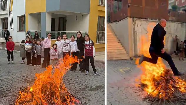 Siirt'te geleneksel Ramazan meledesi yakıldı
