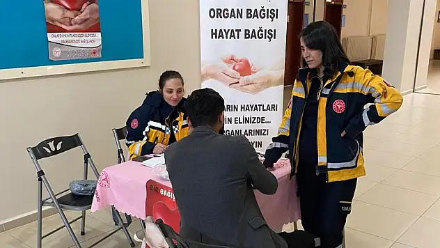 Siirt'te gençler organ bağışı konusunda bilgilendirildi