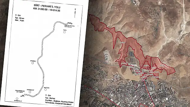 Siirt'te Geniş Kapsamlı Acele Kamulaştırma Kararı: Onlarca Parsel Listede