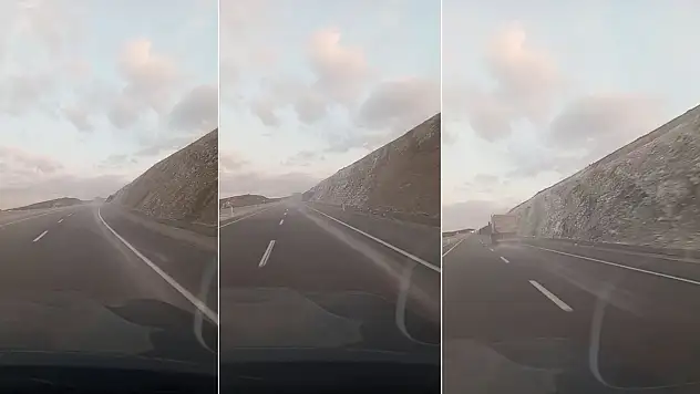 Siirt'te Hafriyat Kamyonu Tehlike Saçtı: Yola Dökülen Mıcırlar Sürücüleri Zor Durumda Bıraktı