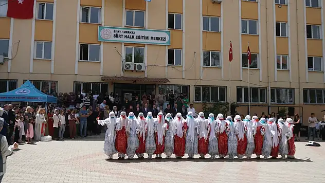 Siirt'te Halk Eğitim Yıl Sonu Sergisi Açıldı