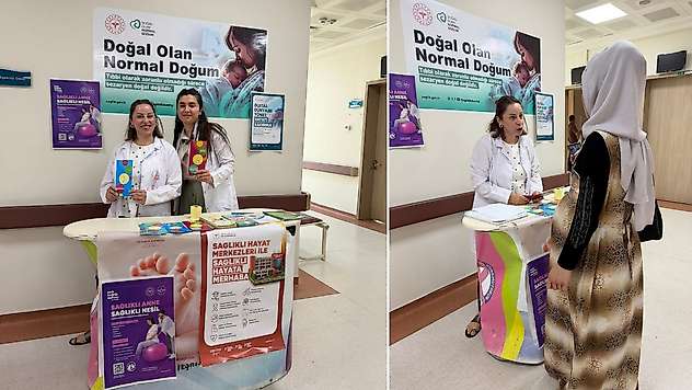 Siirt'te Halk Sağlığı Haftası'nda Anne ve Bebek Sağlığına Dikkat Çekildi