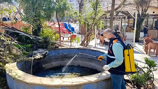 Siirt'te haşerelere karşı ilaçlama çalışmaları başladı