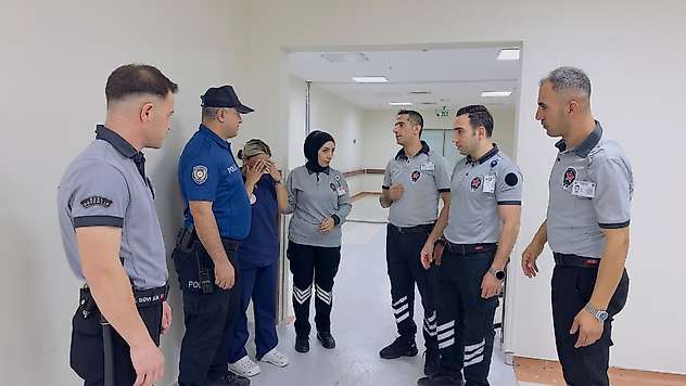 Siirt'te Hastanede Bebek Kaçırma Tatbikatı Gerçekleştirildi