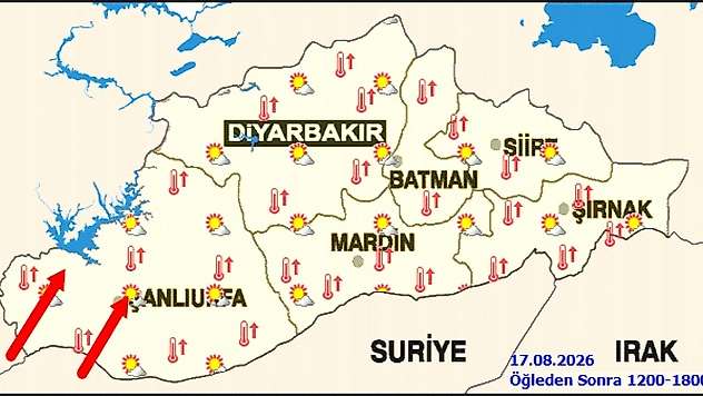 Siirt'te Hava Açık, Sıcaklık 38 Dereceye Çıkacak - Siirt Hava Durumu