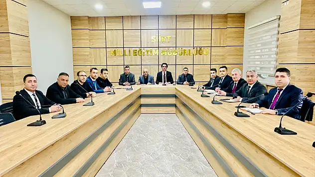Siirt'te İl Eğitim Yönetim Toplantısı Gerçekleştirildi