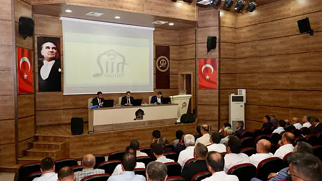 Siirt'te İl Koordinasyon Kurulu Toplandı: Kamu Yatırımları Masaya Yatırıldı