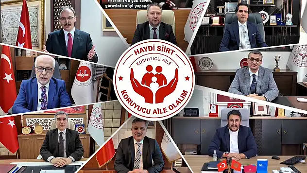 Siirt'te İl Protokolü Tek Ses Oldu: ''Haydi Siirt Koruyucu Aile Olalım''